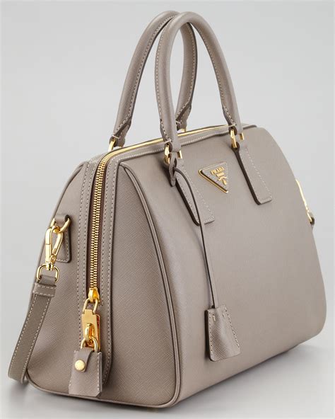 prada milano saffiano leather lux bowler bag argilla|PRADA Saffiano Lux Bowler Argilla 266664 .